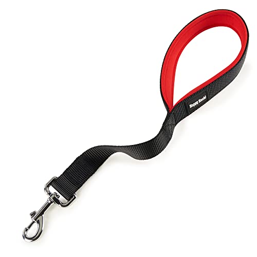 Louvra Correa de Perro Corta Nylon con Mango Suave, Correas Perro para Entrenamiento Caminar Viajar