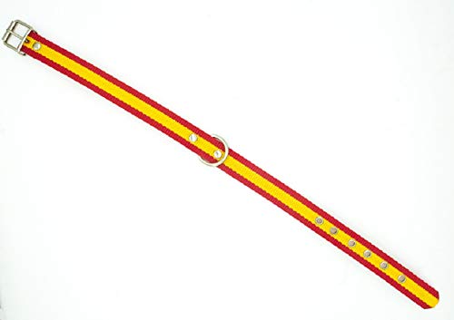 MD-10 COLLECTION Collar para Perro Bandera de España (30 x 0,20cm)