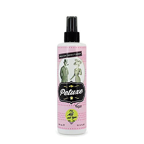 Petuxe Acondicionador para Perros - Spray Desenredante y Secado para Todo Tipo de Pelo y Razas: Perros, Gatos y Mascotas. Hidratación y Brillo - 300 ml