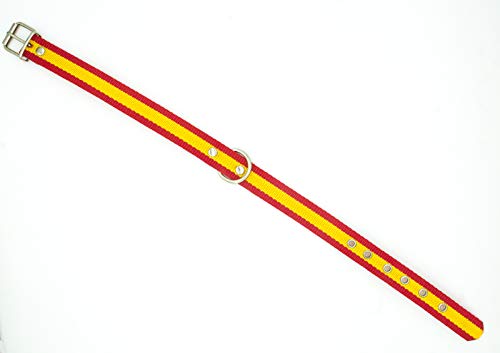 MD-10 COLLECTION Collar para Perro Bandera de España (45 x 0,25 cm)