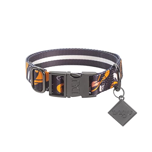 Dog.U | Collar para Perros - Looney Tunes - Pato Lucas/Daffy Duck | Collar con Placa de identificación