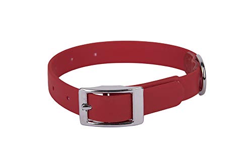 Francisco Romero - Pack Doble Collar Biothane Beta, 1.6 x 55 cm, Rojo