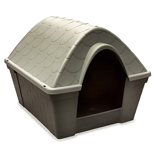 ARQUIVET ECOLINE - Caseta Mediana para Perros, 82 x 68 x 62 cm, con al menos un 98% de plástico reciclado