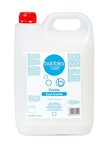 Unbekannt Bubbles® - Acondicionador para perros con extracto de perla, bidón de 5 litros