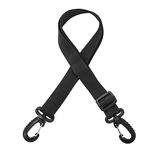 Looxmeer Correa de Sujeción, con Dos Fuertes Mosquetones, Correa Antideslizante Ajustable para Mejorar la fijación de la Funda para Perros, Accesorio de la Funda Asiento Coche Perros, Negro