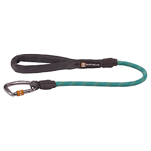 RUFFWEAR Correa Corta para Perros Knot-a-Long con Mosquetón de Seguridad, 0.76m Largo, Verde Aurora