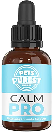 Pets Purest Calm Pro - Gotas de Calma Natural para Mascotas - Producto Calmante y Relajante - Tranquila