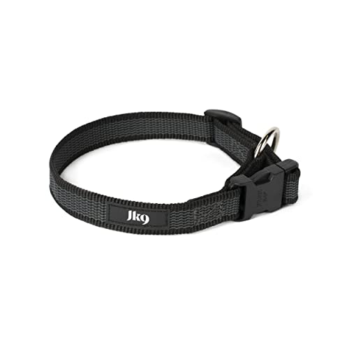 Julius-K9, Collar Color & Gray, 20 mm 27/42 cm, Negro/Gris