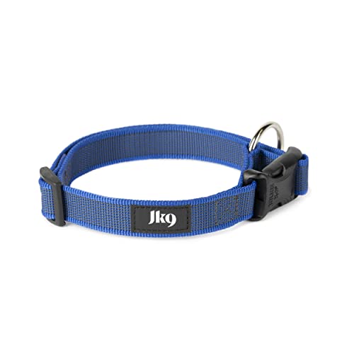 Julius-K9, Collar Color & Gray, 25 mm 39/65 cm, Azul/Gris