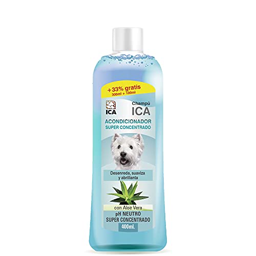 ICA CHP36 Champú Acondicionador con Aloe Vera para Perros