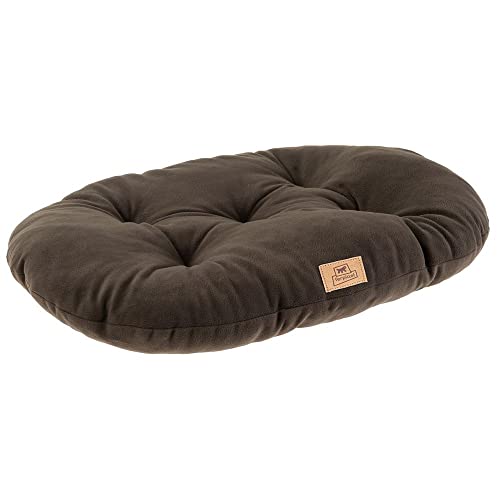 Ferplast Cojín Cama para Perros y Gatos Relax Microfleece 65/6 Suave Acolchado Lavable Micropolar Gris