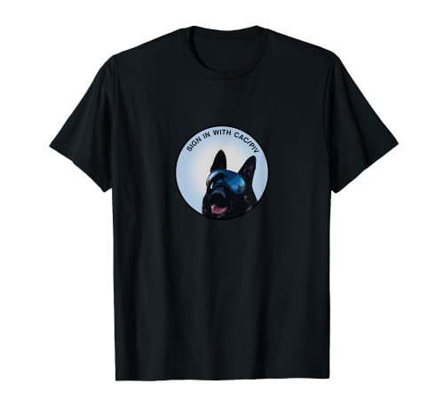 Perro Policía Militar Correo Electrónico CAC/PIV Camiseta