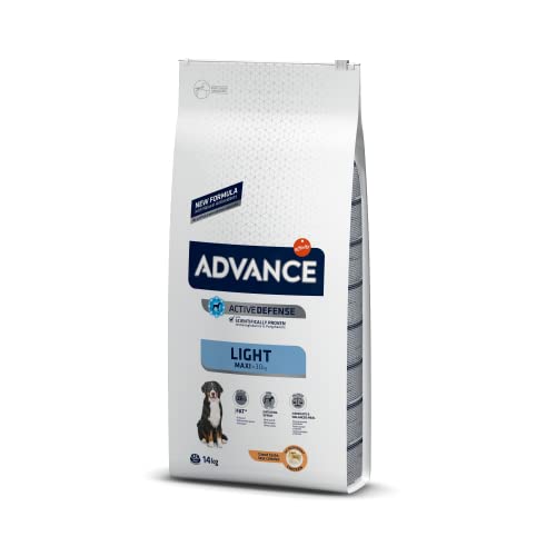 Advance Maxi Adult Light, Pienso para Perros Adultos de Razas Grandes con Pollo, 14kg