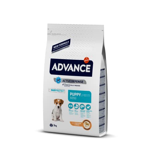 Advance Mini Puppy, Pienso para Perros Puppy de Razas Pequeñas con Pollo, 3kg