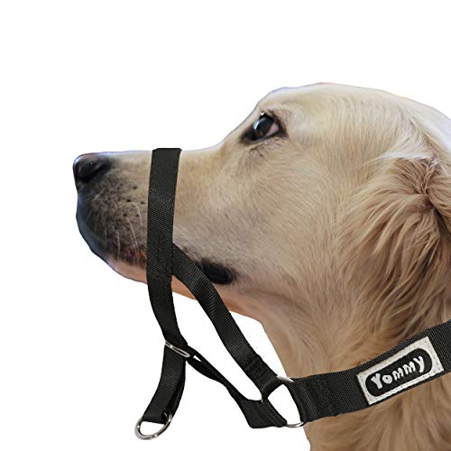 Yommy Arnés-Bozal para Perros Ajustable, Collar de Control con el bozal (S 10-25CM)