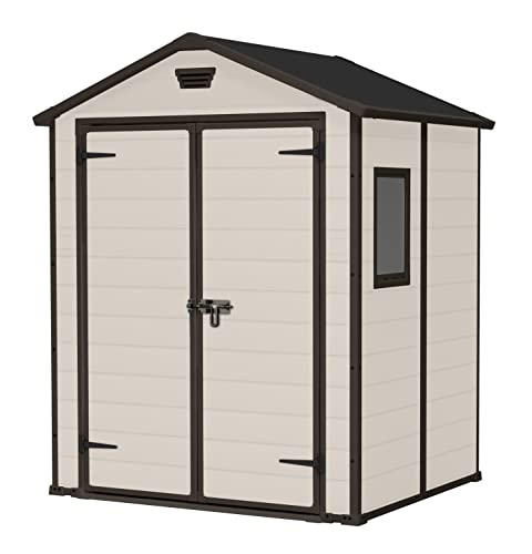 Keter Caseta de Jardín Exterior Manor 6 x 5, Beige