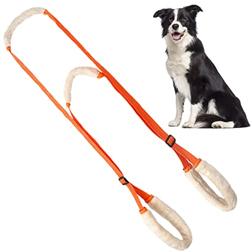 Arnés para Perros, Cachorro con Cabestrillo, Chaleco de arnés de elevación para Patas traseras con Correas Ajustables Desmontables para Perros pequeños, medianos y Grandes Mfjs