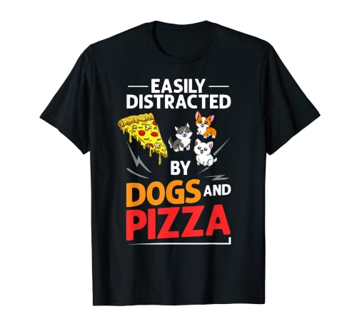 Pizza Perro Comer a domicilio Pizzeria Cachorros italianos Camiseta