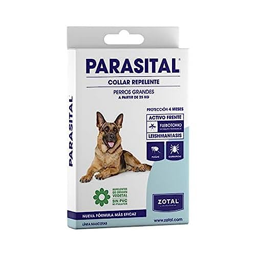 Zotal - Parasital Collar Antiparasitario de 75 cm para perros grandes