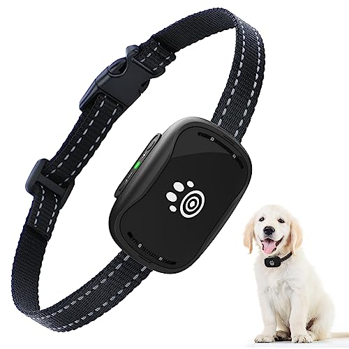 Collar Antiladridos Perros Pequeños, Collare Antiladridos Automático con 7 Niveles de Sensibilidad y Vibración/Sonido, Seguridad Collar Antiladridos con Descarga para Perros Medianos/Grandes