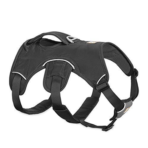 RUFFWEAR Web Master Arnés para Perros Multiusos, entornos difíciles, Perros de Trabajo, Razas Muy pequeñas, Ajuste Ajustable, tamaño: X-Small (43-56 cm / 17-22 in), Twilight Grey