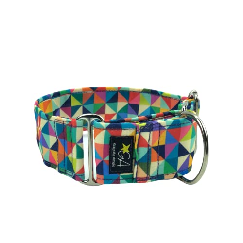 Galguita Amelie Collar Martingale Triángulos, 4 cm, M