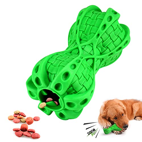 Juguete para Perro para Masticador Agresivo, Grande, Mediano, Casi Indestructible, súper masticable, Juguete de cumpleaños para Perro (Verde)