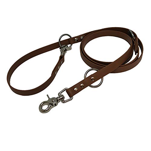 Collar & Leash C&L BR521 - Correa ajustable en 3 posiciones (16 mm, 3 m), color marrón claro