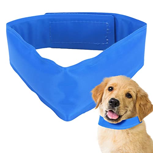 Collar de refrigeración para Perro | Cómodo Verano Gato Chill out Hielo Bandana para aliviar el estrés del Calor Mascota Ajustable no tóxico Gel Bufanda de Cuello para Perros y Gatos