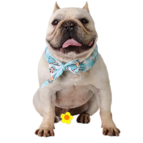 Pañuelo para Perro pequeño | Bufanda refrescante de Dibujos Animados de Perros de Verano | Adorable Collar de refrigeración para Mascotas, decoración de Cuello para Hasled