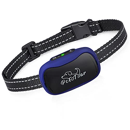 Collar Antiladridos para Perros Pequeños Recargable Antiladridos Perros Collar Sonido y Vibración Efectiva con7 Niveles Sensibilidad Ajustable Adiestramiento Anti Ladrido para Perros Medianos Grandes