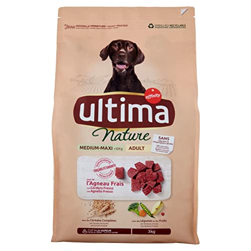 Ultima Nature Pienso para Perros Medium Maxi con Cordero - 3 kg