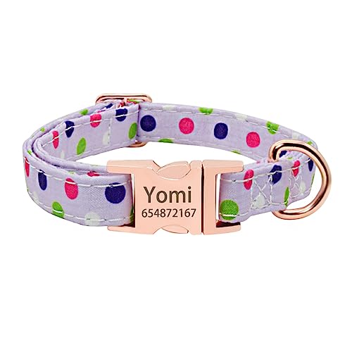 Corbata De Lazo Personalizada para Perro,Collar con Nombre Personalizado,Bonito Collar De Punto para Perro,Collar De Nailon Suave con Lazo para Perro Mascota para Perros Pequeños,Medianos Y Gra