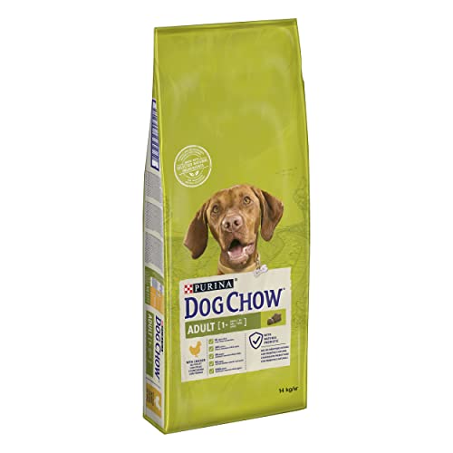 Purina Dog Chow Pienso para Perro Adulto con Pollo, saco de 14kg