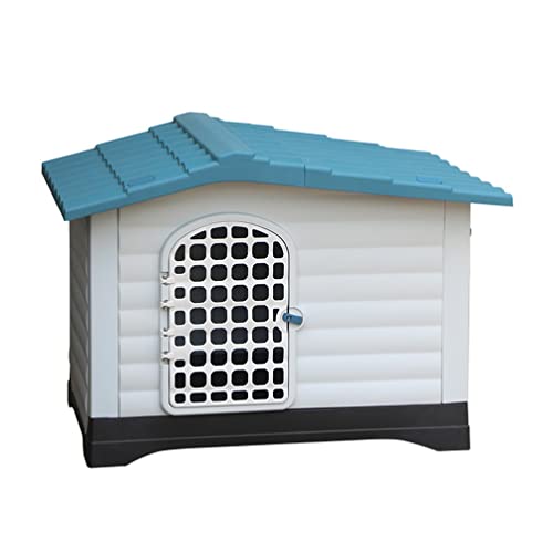 Caseta de Perro Casa De Perro A Prueba De Agua Al Aire Libre, Refugio For Mascotas De PP For Grandes Gatos Y Perros Pequeños Medianos Dentro De 45 Kg, con 2 Puertas (Size : 111x84x80.4cm)