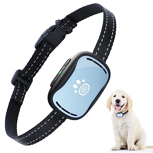 Collar Antiladridos Perros Pequeños, Collare Antiladridos Automático con 7 Niveles de Sensibilidad y Vibración/Sonido, Seguridad Collar Antiladridos con Descarga para Perros Medianos/Grandes