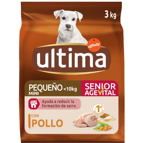 Ultima Pienso Para Perros Mini Senior Con Pollo - 3 kg