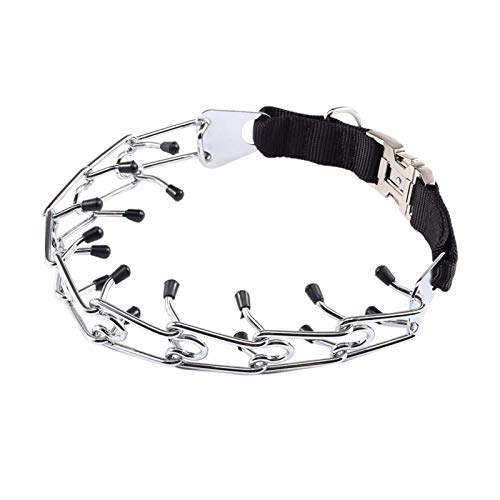 Tisbruma Collar De Puntas para Perros, Collar De Entrenamiento De Garra De Perro, Ajustable Collar De Adiestramiento para Perros, con Hebilla para Perros Pequeños, Medianos Y Grandes