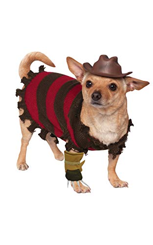 Rubies Disfraz para mascota - Freddy Krueger, perro talla S