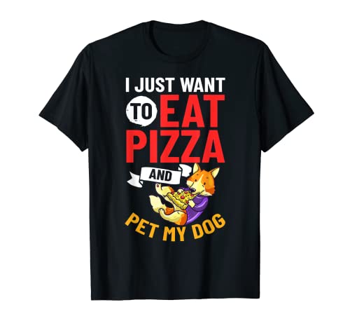 Pizza Perro Comer a domicilio Pizzeria Cachorros italianos Camiseta