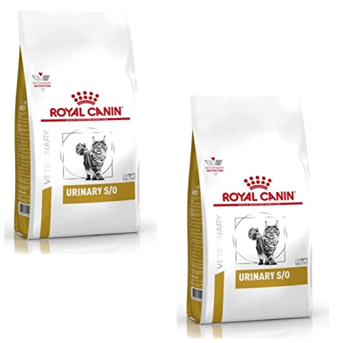 Royal Canin Veterinary Urinary S/O | Paquete Doble | 2 x 400 g | Comida Seca para Gatos | para el tracto urinario | para Cristales de estruvita | Contenido reducido en magnesio