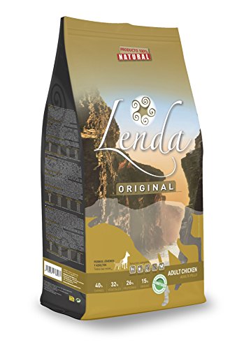 Lenda Chicken - Pienso para Perros Adultos con Actividad Normal 15kg | Comida para Mascota Rinca En Pollo Omega 3 y 6 | Apto para Razas Grandes y Pequeñas