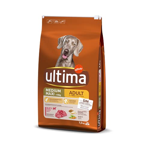 ULTIMA alimento para perros adultos con buey bolsa 7.5 Kg