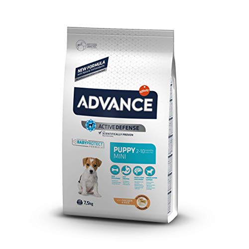 Advance Mini Puppy, Pienso para Perros Puppy de Razas Pequeñas con Pollo, 7,5kg