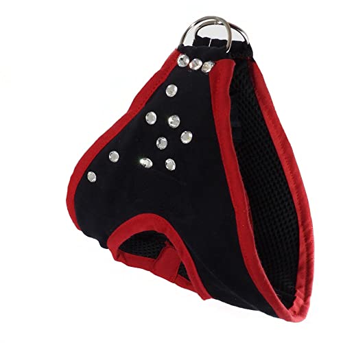 Arnés para Perro llamativo y original con brillantes. Arnés para Perros pequeños únicos y especial. Arnés cómodo transpirable arnes. Arnés para gatos con brillantes