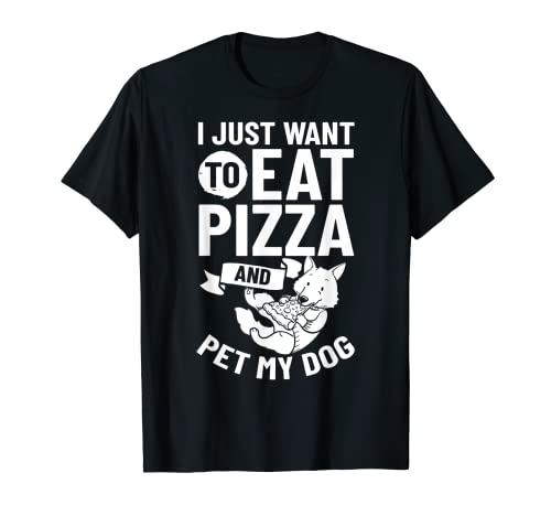 Pizza Perro Comer a domicilio Pizzeria Cachorros italianos Camiseta