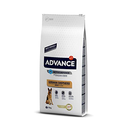 Advance German Shepherd, Pienso para Perros Adultos con Pavo, 12kg