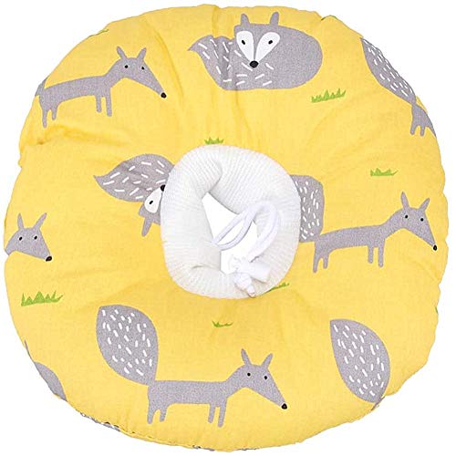 Collar Isabelino Inflable Perros Collar Isabelino Perro Gato recuperación Collar Los Gatos Collar Protector de Gato Collares Cono Yellow,26