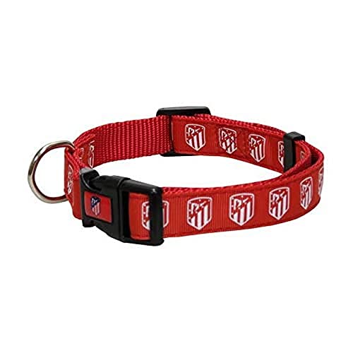 CYP BRANDS Atletico de Madrid CL-20S-ATL Collar para Perro, Talla S, Rojo