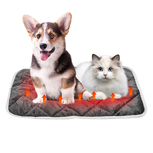 KATELUO Manta Autocalentable para Gatos & Perros, Manta Térmica para Gatos & Perros, sin Electricidad, Manta Calefactable para Gatos, para Suelos/Perreras/Sofá/Cama para Mascotas